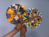 African print Fan