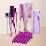 Complete Hair Brush Set for Perfect Styling - AfroGem BeautyWorld