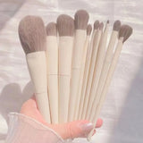 13pcs Makeup Brushes Cosmetic Full Set 3 Colors Soft Hair Female Make Up Tools Foundation Brush Eyeshadow Complete Kit