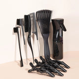 Complete Hair Brush Set for Perfect Styling - AfroGem BeautyWorld